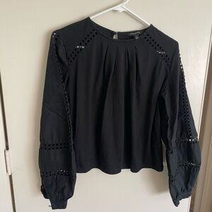 Elegant Black Women's Top
